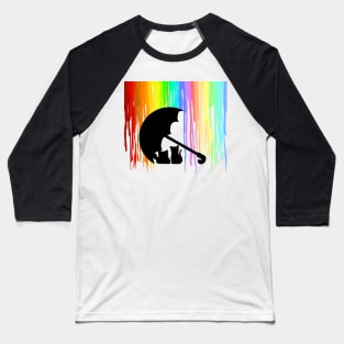 Melted crayons Baseball T-Shirt